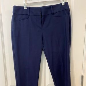 EUC navy size 4 petite marissa crop pant from loft